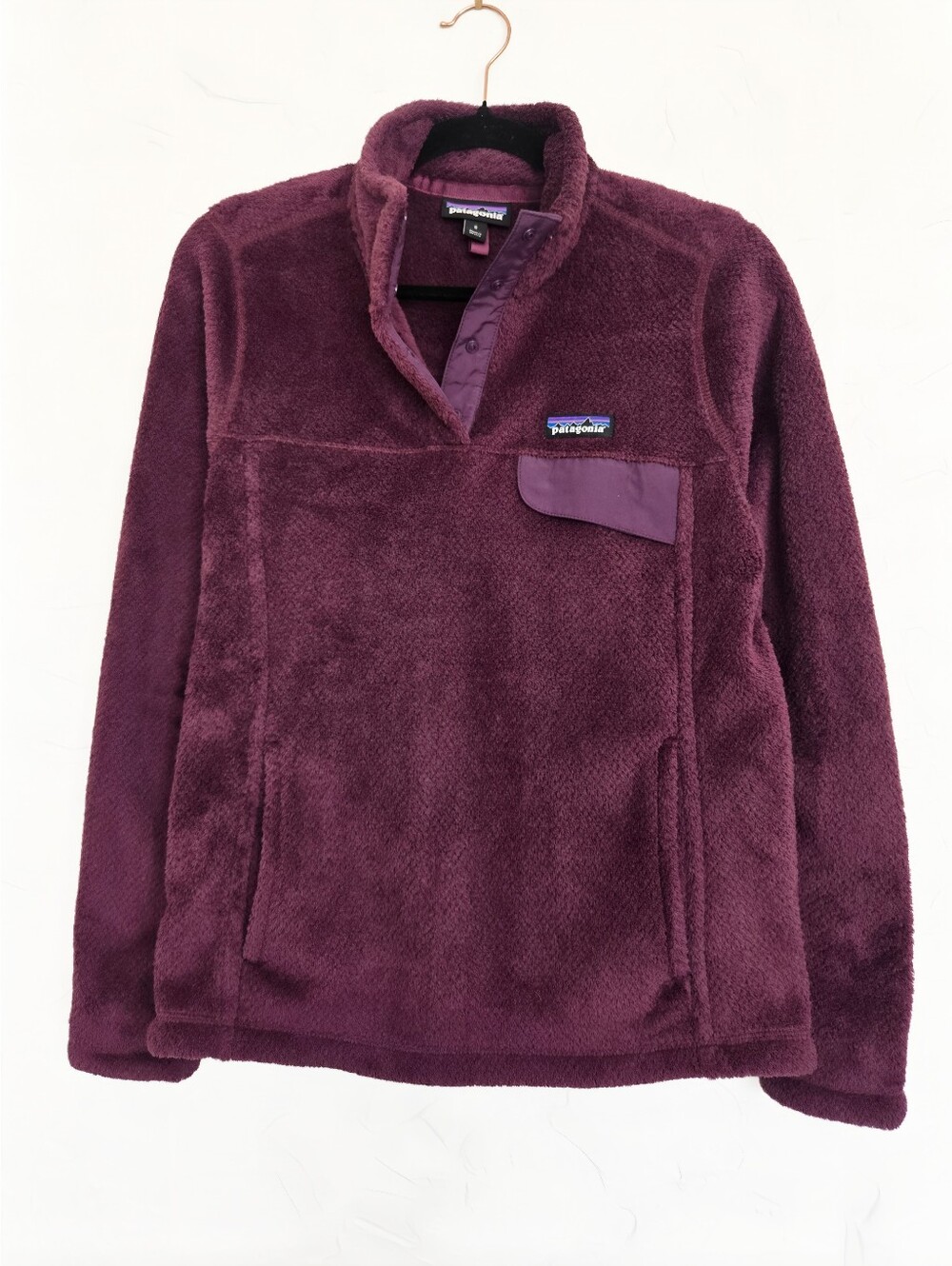 Patagonia Re Tool Snap T Purple Fleece Pullover, S